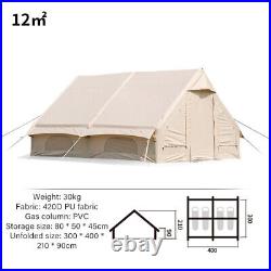 Glamping Outdoor Inflatable Camping Tent with Pump Easy Setup Pop-up tent4-6person
