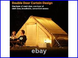 Glamping Outdoor Inflatable Camping Tent with Pump Easy Setup Pop-up tent4-6person