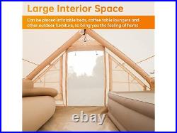 Glamping Outdoor Inflatable Camping Tent with Pump Easy Setup Pop-up tent4-6person