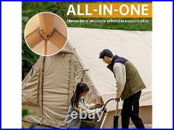 Glamping Outdoor Inflatable Camping Tent with Pump Easy Setup Pop-up tent4-6person