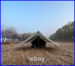Glamping Tent with Rain Fly Pop-up Inflatable 2-3 Persons Waterproof YurtsTent