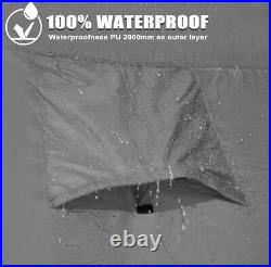 Gohimal Pickup Truck Tent Waterproof Pu2000Mm Double Layer for 5.5-6.5 FT (WB-3)