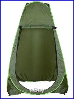 Green Pop Up Changing Room Toilet Shower Fishing Camping Dressing Bathroom Tent