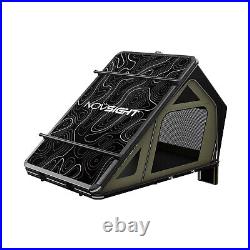 Hard Shell Rooftop Tent 2-3 People Car Camping 4-Season withLuggage Rack NOVSIGHT