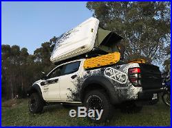 Hard White Shell Aerodynamic Roof Top Tent suit car + trailer camping- AX4 Xtent