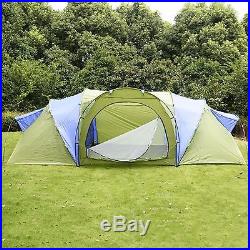 Hiking Camping Family Tent Outdoor 6-8 Person Waterproof Large 2+1 Rooms New