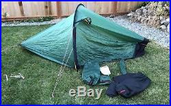 Hilleberg Akto 4 Season 1 person tent with footprint
