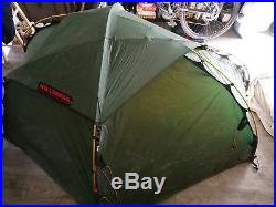 Hilleberg Soulo Tent 1 Person / 4 Season Green Great Condition