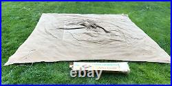 Hirsch-Weis Canvas Dining Fly Tent 11'x11' Excellent Condition Brown