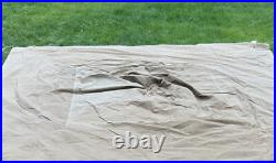 Hirsch-Weis Canvas Dining Fly Tent 11'x11' Excellent Condition Brown