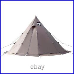 Hot Tent with Stove Jack, 4-6 Person Family Tent for Camping Hunting Fishing