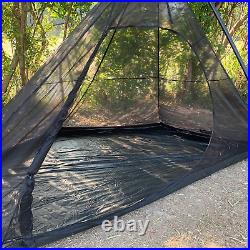 Hot Tent with Stove Jack 4-8 Person Large Teepee Tent for Family Camping
