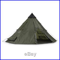 Huge Teepee Tent 18 X 18 Waterproof Canvas Campers Survival Outdoor