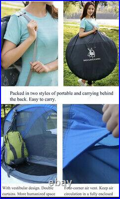 Hui Lingyang Automatic Large Tent Throwing Pop Up Waterproof Camping New