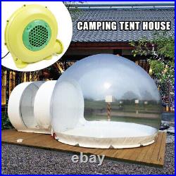 Inflatable Bubble House 3M Dia Outdoor PVC Bubble Tent For Camping With Air Blower