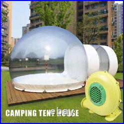 Inflatable Bubble House Outdoor PVC Bubble Tent For Camping With Air Blower 3M Dia