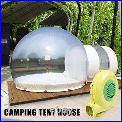 Inflatable Bubble House Outdoor PVC Bubble Tent For Camping With Air Blower 3M Dia