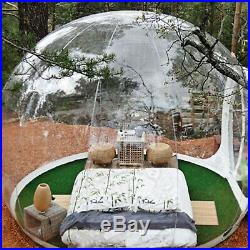 Inflatable Bubble Tent Eco Friendly Single Tunnel Luxury Dome Clear Air Blower