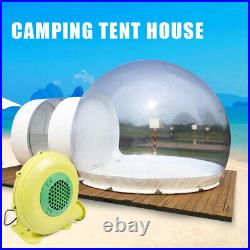 Inflatable Bubble Tent withQuiet Air Blower Eco Home Tent DIY House Camping 300W