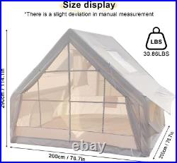 Inflatable Camping Tent Waterproof Windproof Air Tent With Pump Spacious Cabin Inflatable Camping Tent Waterproof Windproof Air Tent With Pump Spacious Cabin