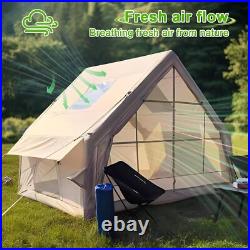 Inflatable Camping Tent Waterproof Windproof Air Tent With Pump Spacious Cabin Inflatable Camping Tent Waterproof Windproof Air Tent With Pump Spacious Cabin