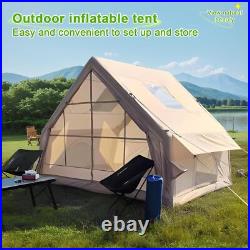 Inflatable Camping Tent Waterproof Windproof Air Tent With Pump Spacious Cabin Inflatable Camping Tent Waterproof Windproof Air Tent With Pump Spacious Cabin
