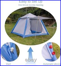 Inflatable Camping Tent with Automatic Pump, Glamping Tents, Easy Setup