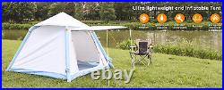 Inflatable Camping Tent with Automatic Pump, Glamping Tents, Easy Setup