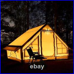 Inflatable Camping Tent with Pump, 4-5 Person Inflatable Glamping Tent