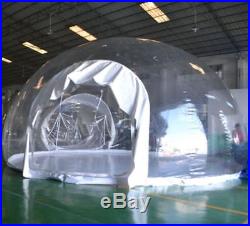 Inflatable Clear Eco Dome Camping Bubble Tent With Blower NEW