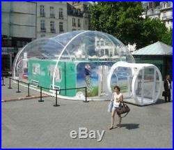 Inflatable Clear Eco Dome Camping Tunnel Bubble Tent With Blower NEW