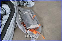 Inflatable SUV Camping Tail Tent w Manual Pump fits 3 Occupants Light Grey