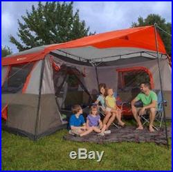 Instant Cabin Family Tent 3 Room12 Person Camping Easy 2 Minute Setup Awning