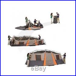 Instant Cabin Tent 12 Person 3 Room Family Size Outdoor Camping Easy Set Up