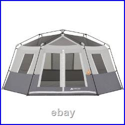Instant Cabin Tent Ez Set Pop Up Hexagon 8 Person Outdoor Camping Shelter Tents