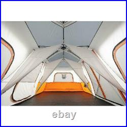 Instant Cabin Tent Integrated LED Light 12 Person Outdoor Room Camping Shelter