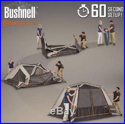 Instant Tent 6 Person Bushnell 11' x 9' Outdoor Family Cabin Tents for Camping