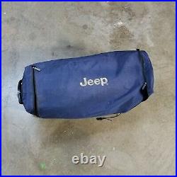 Jeep Camping Three Room Cabin Dome Tent In Blue Carrying Wheel Case SAMT-1711