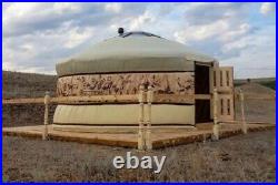 Jurta Moderne mongolische Jurte 7m Durchmesser, 39 m2 Ganzjährig Yurt