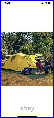 KAZOO Outdoor Camping Tent Durable Waterproof, Family Large Tents 4 Person, Easy