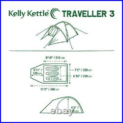 Kelly Kettle 3 Person Waterproof Tent Traveller
