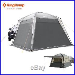 KingCamp 5-Person Camping Tent Vehicle SUV Large Waterproof Easy Set Up Outdoor