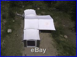Kodiak Grand Cabin 26 X 8 12 Person Camping Tent Deluxe Awning & Wall Enclosure