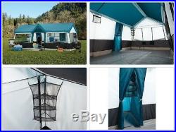 LARGE 12 Person Northwest Territory Family Camping Tent Cabin 20' x 12' 3 Rooms