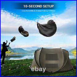 LARGE 4P Instant Tent QUICK SETUP Waterproof