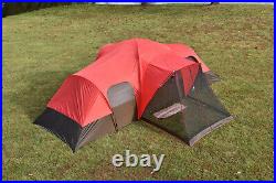 Large 10 Person Camping Tent 3 Room Outdoor Ozark Trail Waterproof Family RED