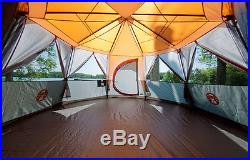 Large 360 Degrees Coleman Cortes Octagon 8 Person Tent Summer House
