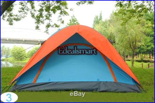 Large 4 Person Hiking Camping Automatic Instant Pop up Family Tent Outdoor layer