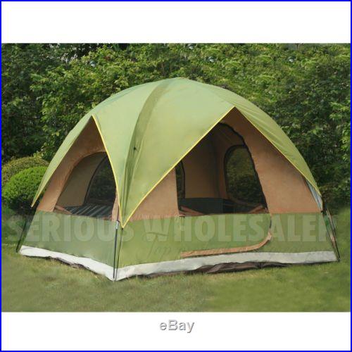 Large Camping Tent 5 6 Person All Season Outdoor 9' x 7' Easy Setup 71'' Heigh