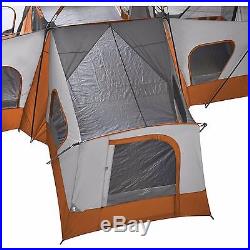 Large Camping Tent Outdoor Picnic Travel Family Cabin House 14 Person 4 Room